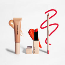 Load image into Gallery viewer, True Beauty Sunset Red Luxury Lip Trio
