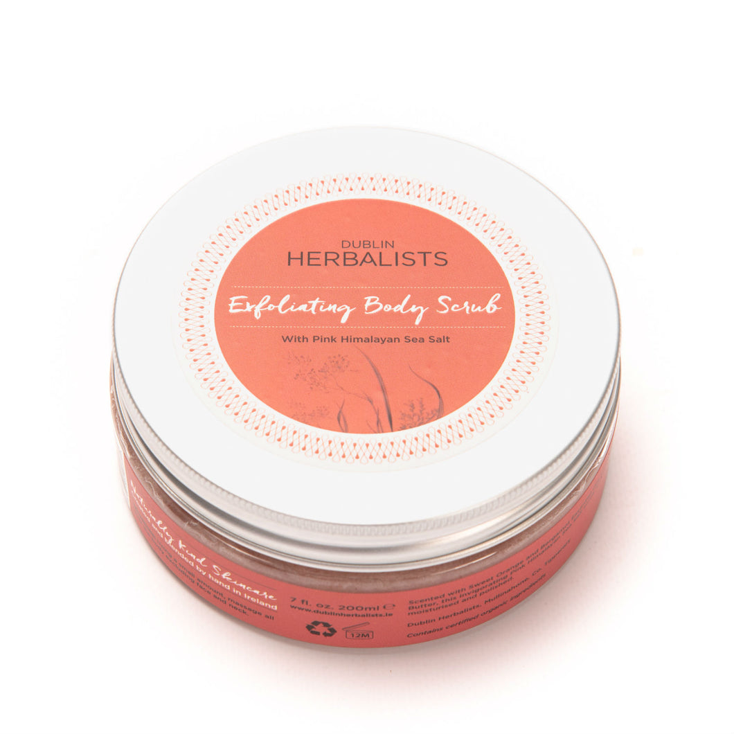 Dublin Herbalists - Exfoliating Body Scrub with Pink Himalayan Sea Salt